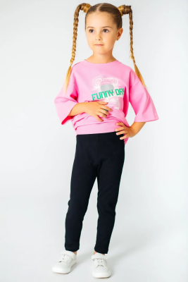 Леггинсы для девочки Deloras черный