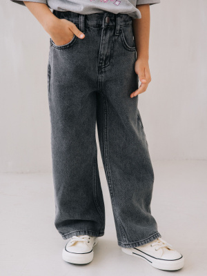 Джинсы Wide Leg MIMILAV серый