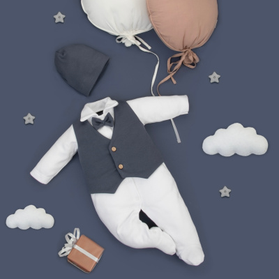 Комплект 2 предмета KiDi Юный Джентльмен-6 новый деним