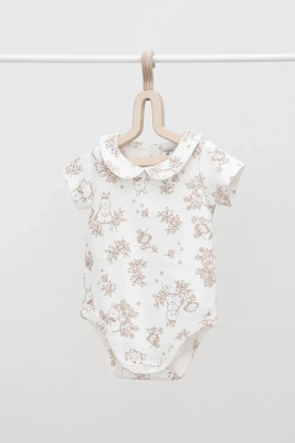 Полукомбинезон Crockid зайчата в деревне на сахаре