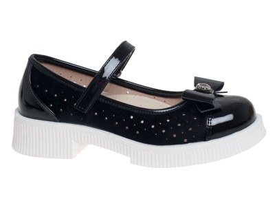 Туфли для девочки Сказка черный
