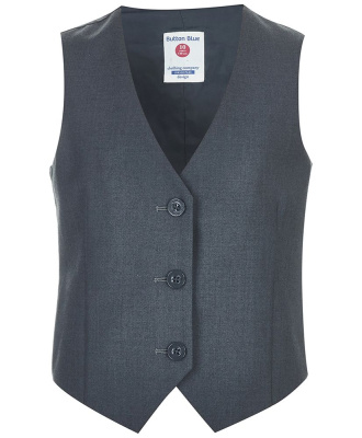 Жилет школьный для девочки Button Blue