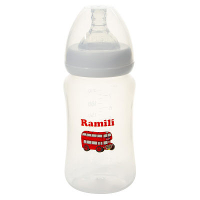 Бутылочка противоколиковая  для кормления Ramili Baby 240ML (240 мл, 0+, слабый поток)