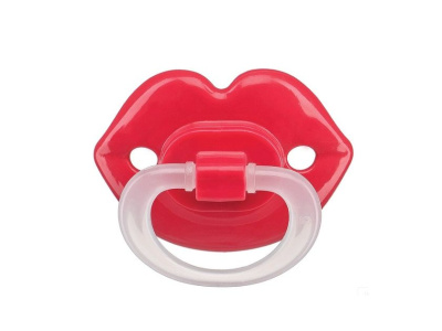 Соска-пустышка силиконовая Губы Happy Baby