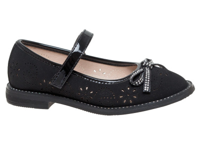 Туфли для девочки Сказка черный