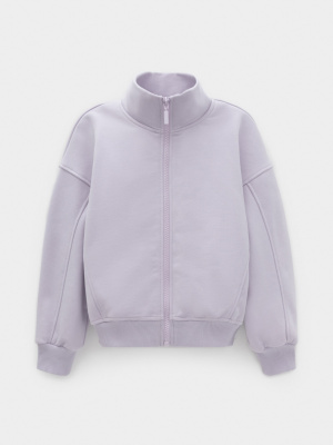 Бомбер для девочки Crockid сиреневый 3710 к647