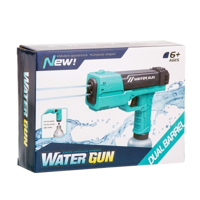 Водное оружие на аккумуляторе, USB зарядное устройство, размер: 21.5*15*5 см, в/к 22*6,4*16 см