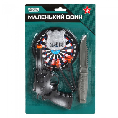 Набор  "Полиция", 31*19*2,5 см ТМ "КОМПАНИЯ ДРУЗЕЙ", Серия "Маленький воин",