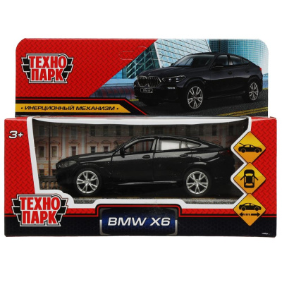 Машина металл BMW X6 длина 12 см Технопарк 