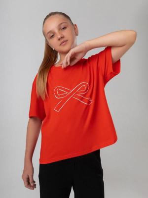 Футболка с коротким рукавом Bodo красный