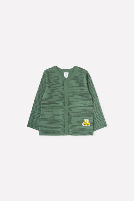 Кофточка для мальчика Crockid лесной мох полоска