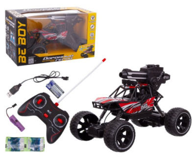 Машинка на пульте р/у  BeBoy стреляет водяными пулями