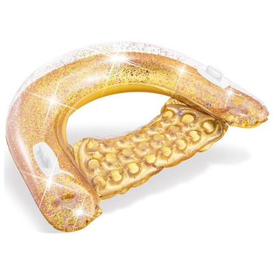 Круг-кресло с блестками INTEX 119х97х28 см 56831