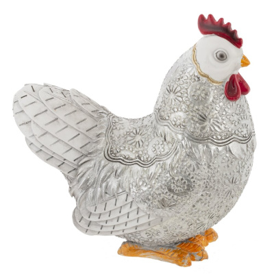 Фигурка декоративная Курочка L16 W8,5 H18 см
