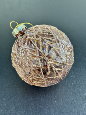 Шар стеклянный MERRY GREEN 8 см 1 шт