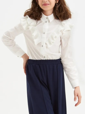 Блузка для девочки SMENA молочный