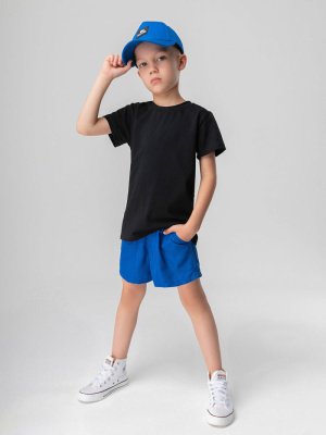 Футболка с коротким рукавом + шорты Bodo черный/синий