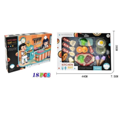 Набор "Продукты" 18 предметов, в/к 44*30,5*7,5 см