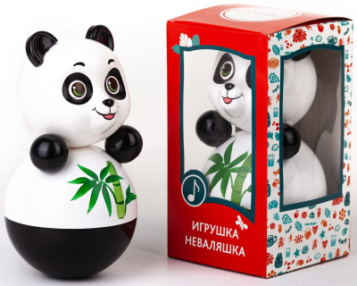 Неваляшка Панда 22 см