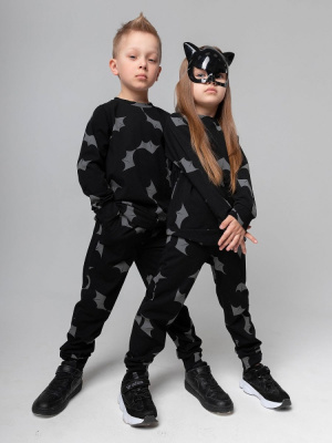 Свитшот+брюки Bodo белый/черный