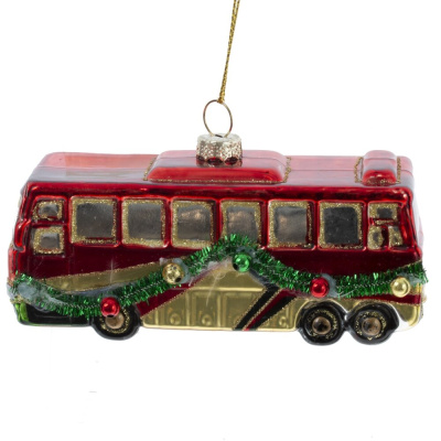 Украшение новогоднее Автобус L12 W5,5 H7 см