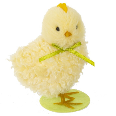 Фигурка декоративная Цыпленок L7 W5 H10 см, 3в.