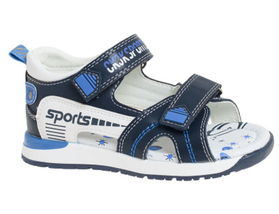 Сандалии для мальчика Сказка темно-синий