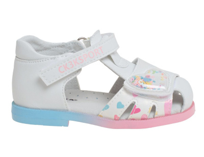Босоножки для девочки Сказка белый