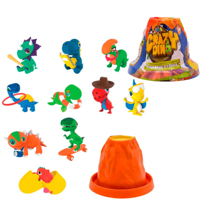 Фигурка Crazy Dino Вулкан