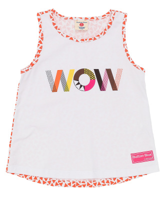 Майка для девочек Button Blue