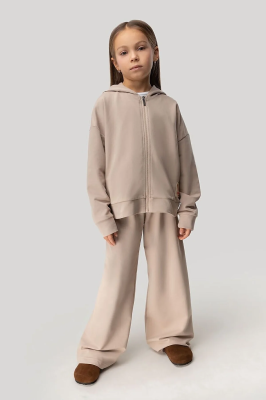Толстовка + брюки для девочки Bodo светло-бежевый