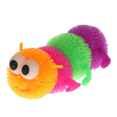 Ёжик "гусеница" Со светом, в дисплее ИГРАЕМ ВМЕСТЕ 