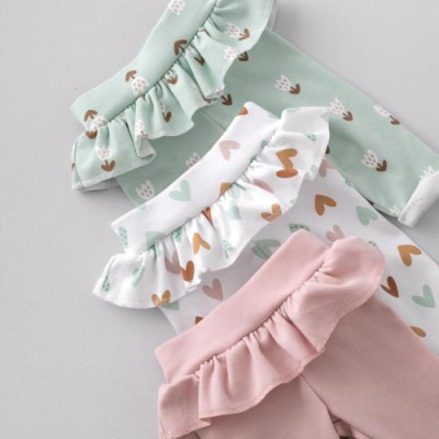 Штанишки с юбочкой KiDi Первые Цветы розовый