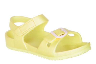 Босоножки пляжные для девочки Kapika желтый