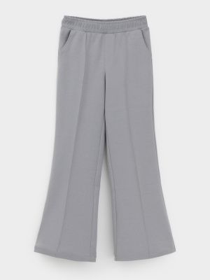 Брюки для девочки Crockid серый 3911 к655