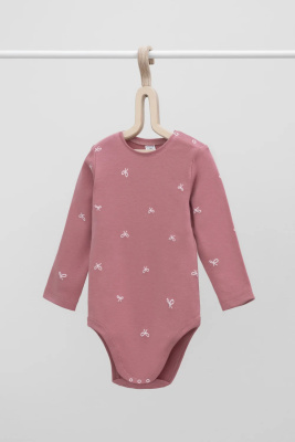 Полукомбинезон Crockid темная пудра бантики