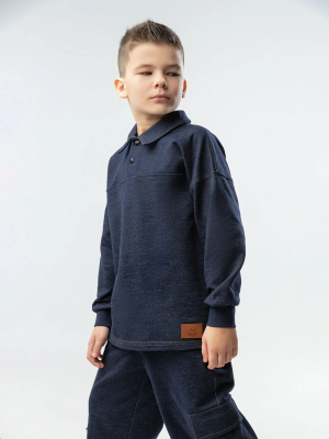 Джемпер для мальчика Bodo темно-синий