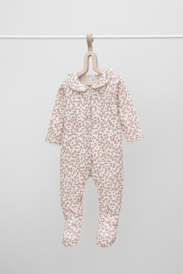 Комбинезон Crockid скандинавские цветы на сливочном