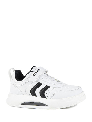 Кроссовки для девочки Kapika белый-черный