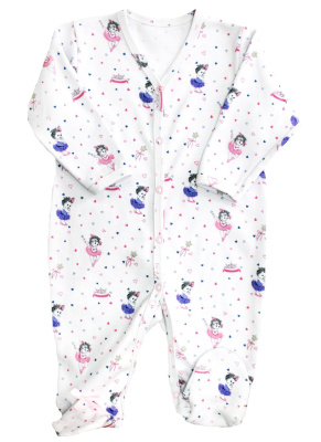 Комбинезон для девочки Балет с окантовкой