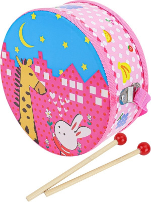 Деревянная игрушка. Барабан 18 см в/п 19,3*17*8,6 см