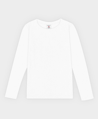 Блузка школьная с длинным рукавом для девочек Button Blue