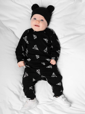 Свитшот + брюки Bodo черный-белый