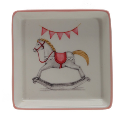 Блюдо Лошадка L12 W12 H2 см