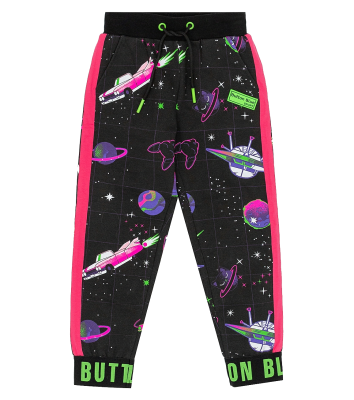 Брюки трикотажные для девочки Button Blue