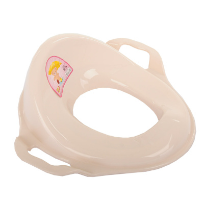 Накладка на унитаз (адаптер) с ручками Кремовый/Молочный DUNYA 