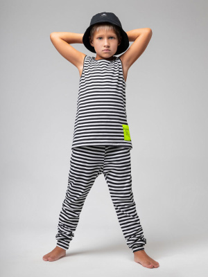 Брюки Bodo черный/белый