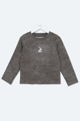 Футболка для девочки Deloras темно-коричневый