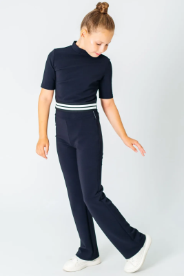 Брюки для девочки Deloras черный