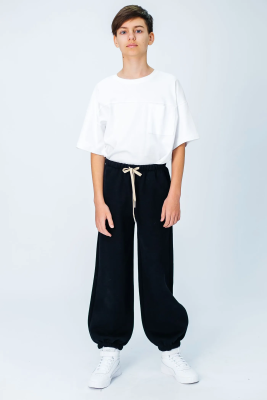 Брюки для девочки Deloras черный